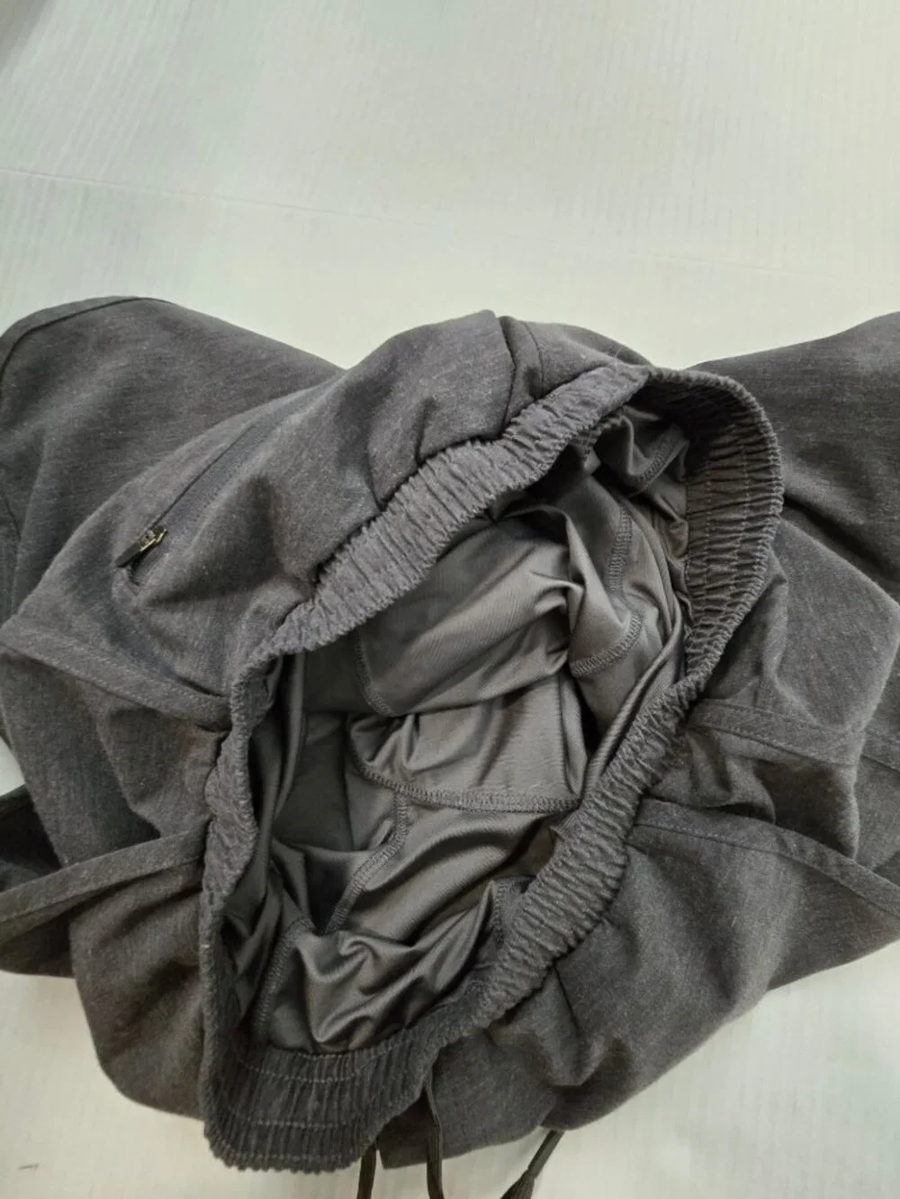 L.L. Bean Men's All-Adventure Gray Swim Shorts Lined Size S UPF 50+ Trunks